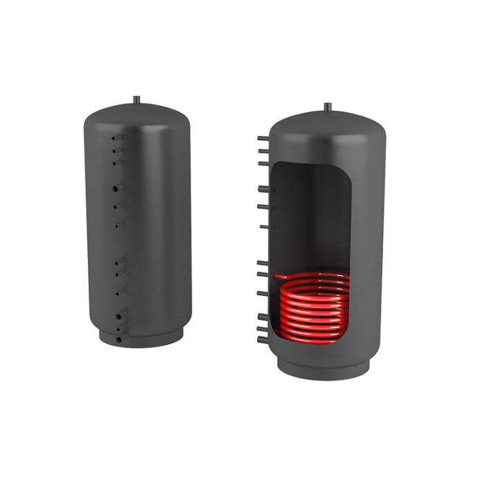 Akumulační nádrž 200l s izolací MG1, d400